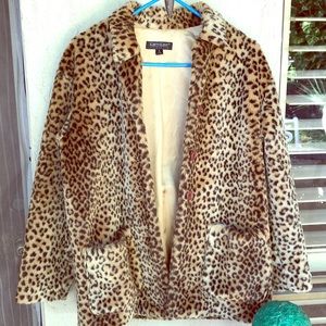 Leopard Print Coat